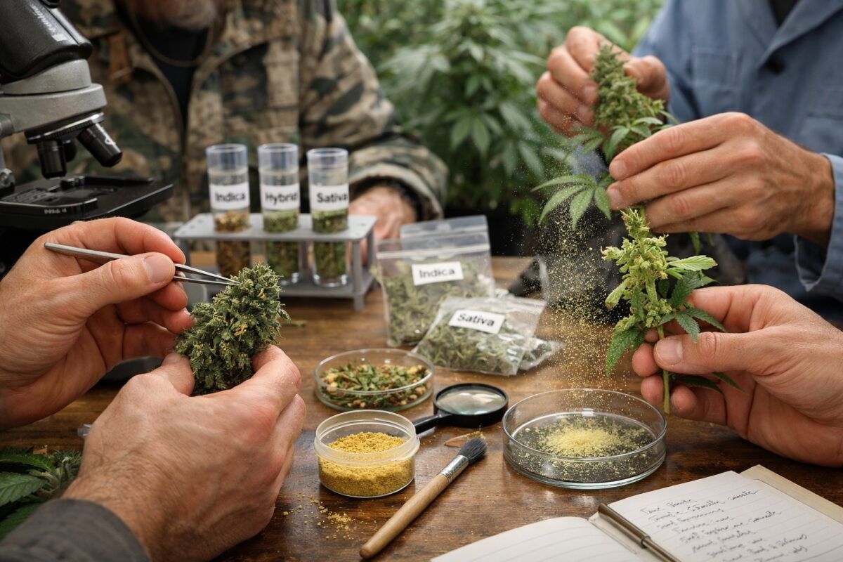 Jak powstaja hybrydowe odmiany marihuany