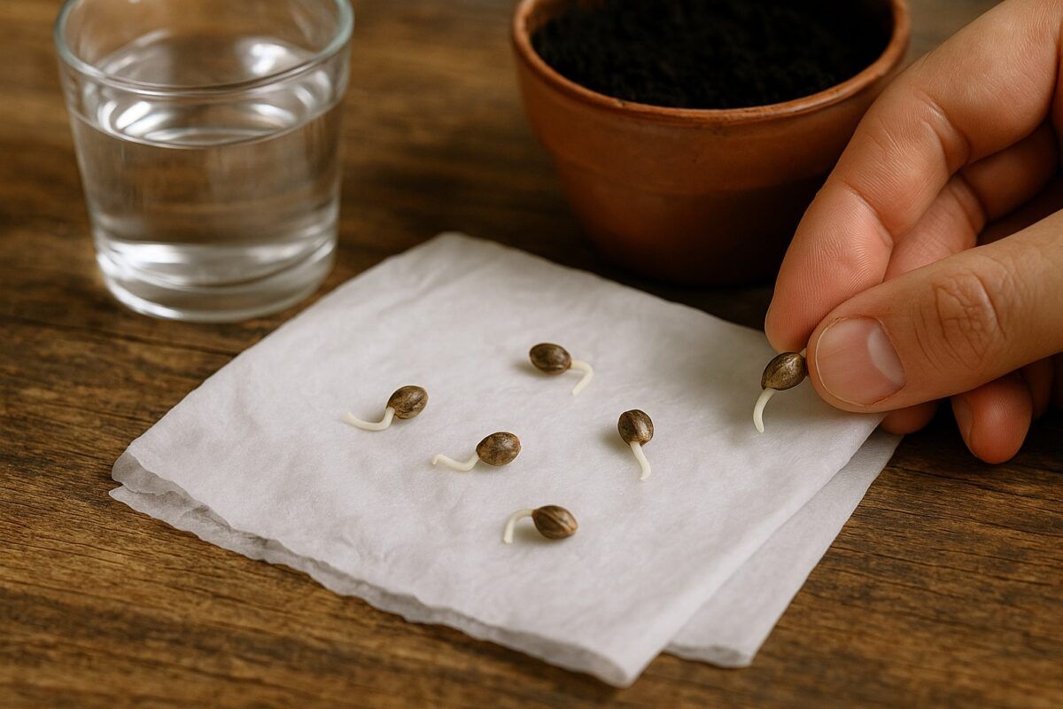 Kiełkowanie nasion marihuany 1