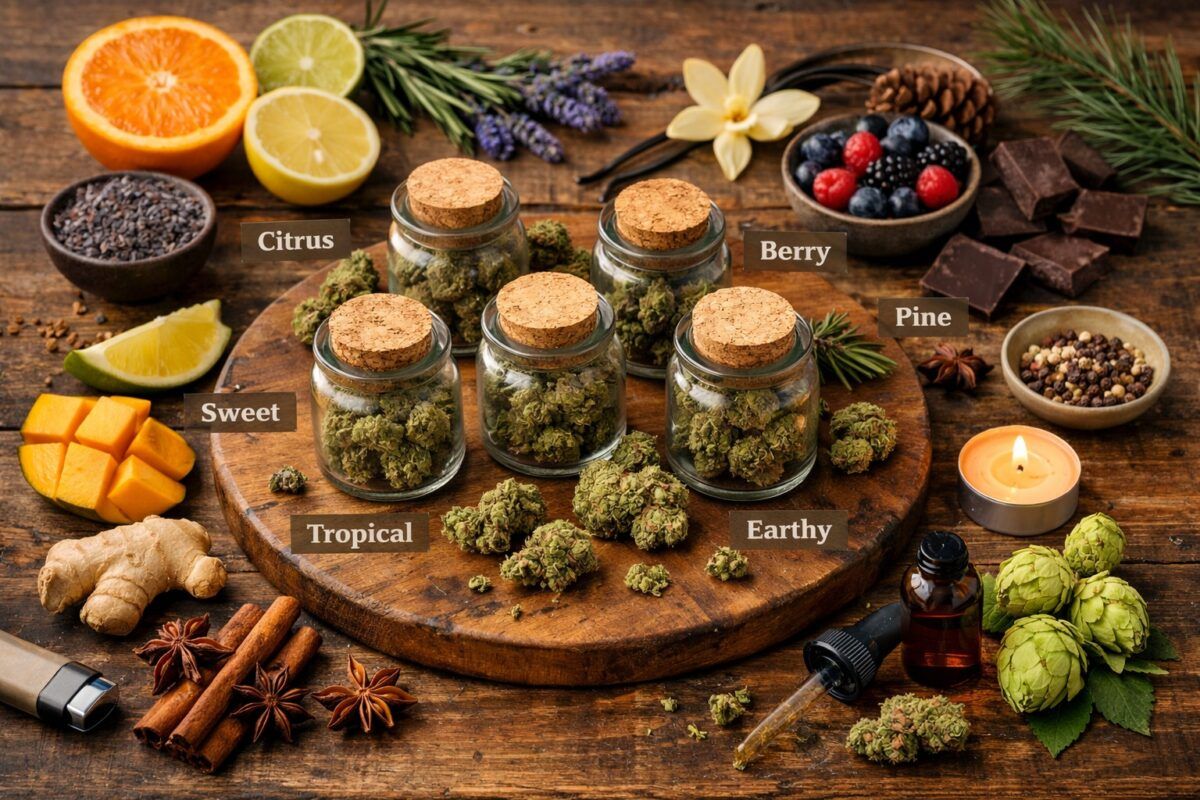 Najpopularniejsze profile terpenowe odmian marihuany