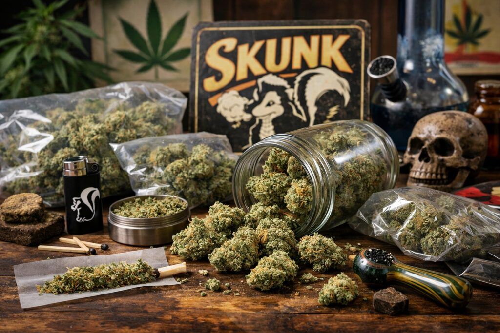 Odmiana marihuany skunk