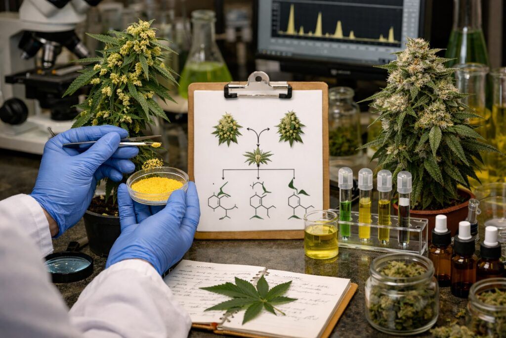 Odmiany marihuany bogate w terpeny